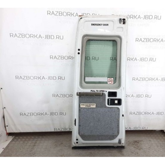 Дверь задняя правая (IVECO DAILY E IV 2006-2011, 3803000 белая под стекло 197см, Б/у)