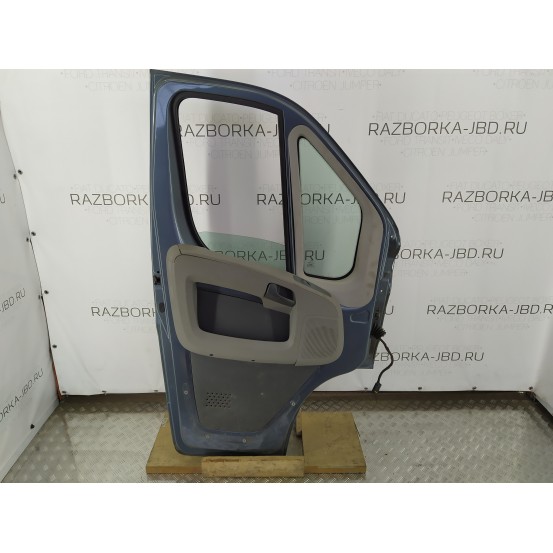 Дверь передняя левая (FIAT DUCATO 250 Кузов 2006-2014г, 1340568080 синий, Б/у)