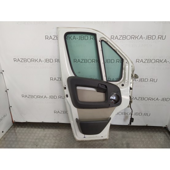 Дверь передняя левая (FIAT DUCATO 250 Кузов 2006-2014г, 1340568080 бел, Б/у)