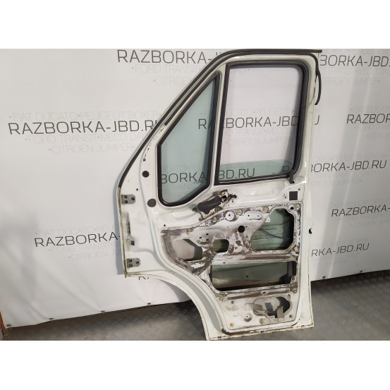 Дверь передняя правая (DUCATO 244 Кузов 2002-2006г + ЕЛАБУГА, 1331432080 Белый, Б/у)