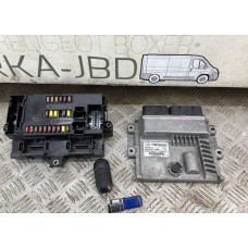 Блок управления двигателем (CITROEN JUMPER III 2014-2019г, 2.0 комплект 9809447780,1389975080, Б/у)