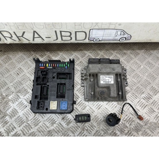 Блок управления двигателем (CITROEN JUMPY III 2007-2019г, Комплект 2.0 DELPHI 9666912580, Б/у)