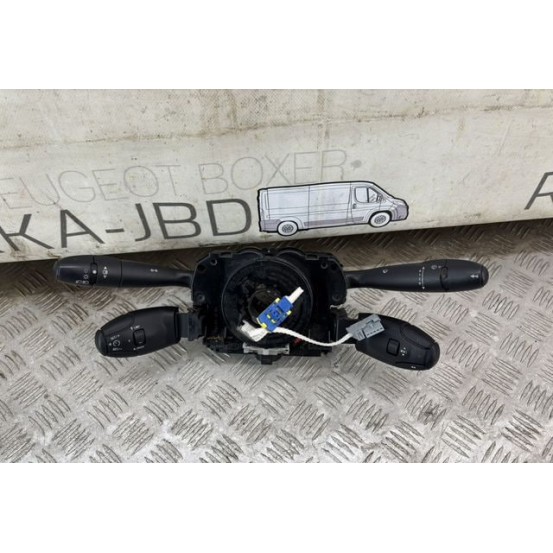 Подрулевой переключатель в сборе (CITROEN JUMPY III 2007-2019г, 9806209XT,98062099XT + круиз, Б/у)