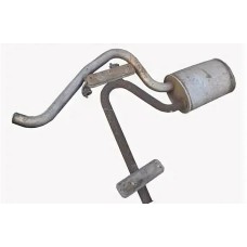 Глушитель в сборе (FIAT DUCATO 244 Кузов 2002-2006г + ЕЛАБУГА, ПР банка 2.8 в сборе англия, Б/у)