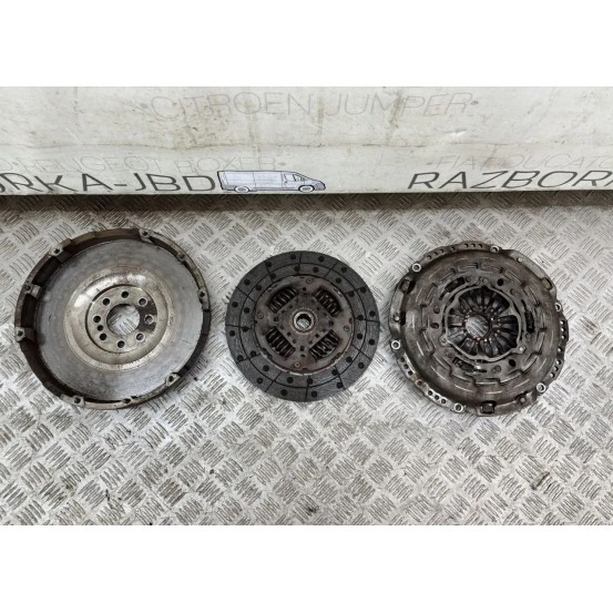 Комплект сцепления (FORD TRANSIT 2014-2019г, 2.2 RWD BK3Q6375AC,BK317563BB,BK317550BA одномас, Б/у)