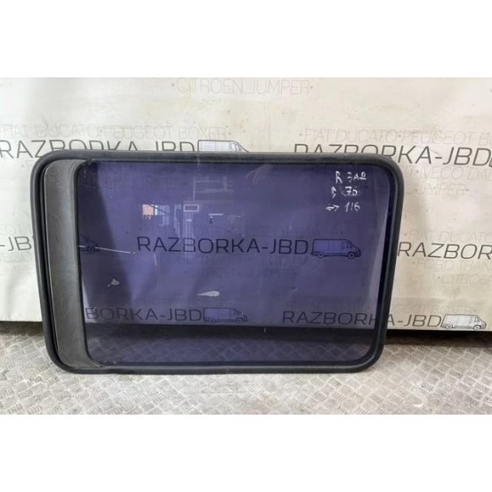 Стекло в кузов боковое правое (FIAT DUCATO 244 Кузов 2002-2006г + ЕЛАБУГА, заднее 116*76 с клапаном, Б/у)