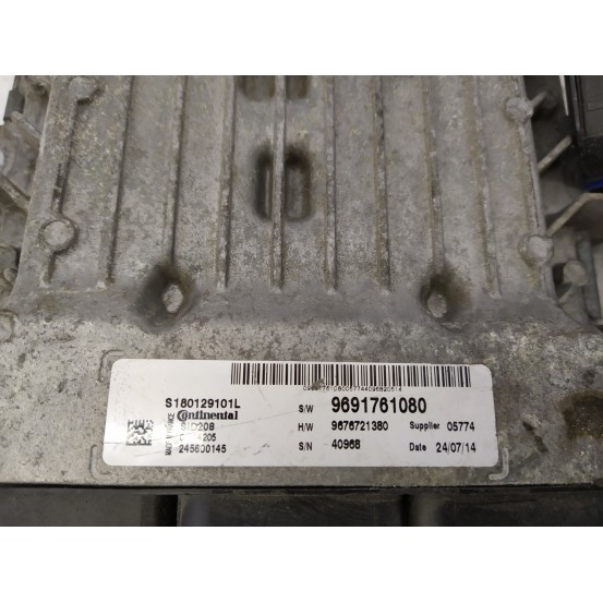 Блок управления двигателем (CITROEN JUMPER III 2014-2019г, 2.2 E5 9691854880, 9676721380 комплект, Б/у)