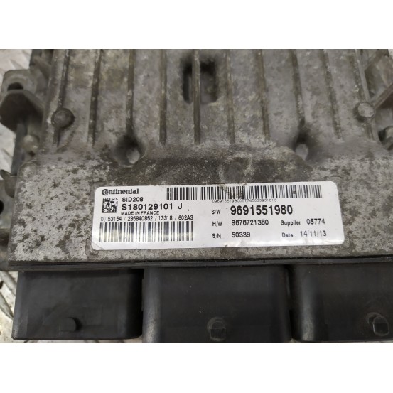 Блок управления двигателем (CITROEN JUMPER III 2006-2014г, 2.2 E5 9691551980, Б/у)