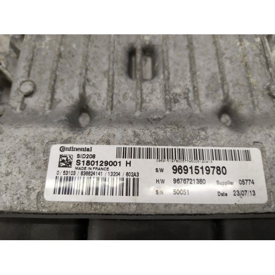 Блок управления двигателем (CITROEN JUMPER III 2006-2014г, 2.2 Е5 комплект 969151780, Б/у)