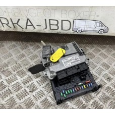 Блок управления двигателем (Citroen Berlingo 2008-2018, Комплект 0281013872,9664843780, Б/у)