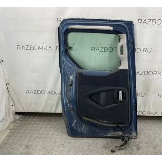 Дверь боковая сдвижная (Citroen Berlingo 2008-2018, 9006L9 L под стекло, Б/у)