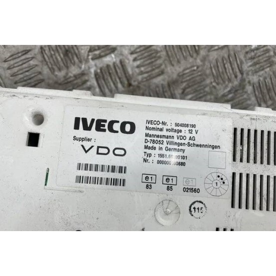 Панель приборов (IVECO DAILY E3 (00-06), 504008190 4 разъема, Б/у)